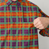 MADRAS CHECK WIDE SHIRT