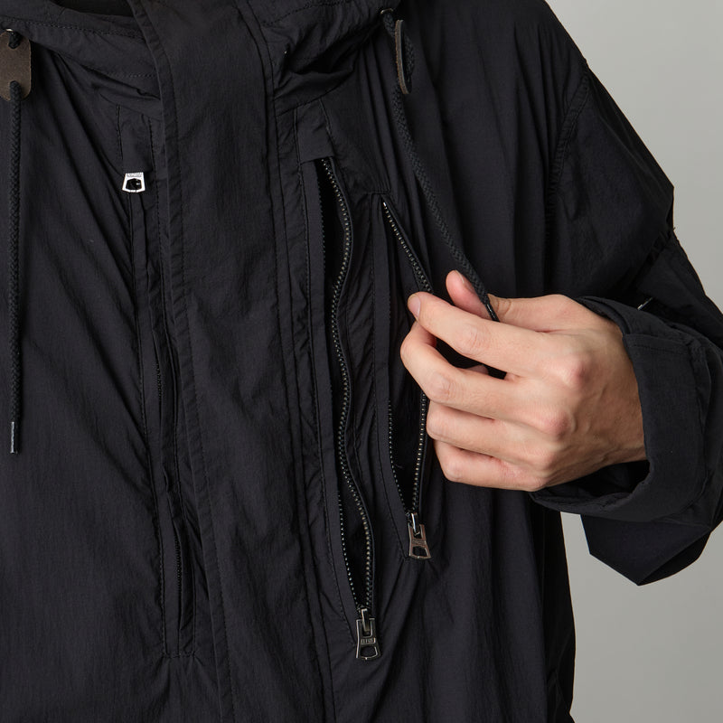 WM × ALPHA INDUSTRIES HOODED COAT - White Mountaineering