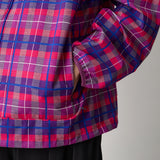 MADRAS CHECK ZIP BLOUSON