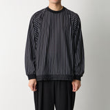 STRIPE RAGLAN PULLOVER