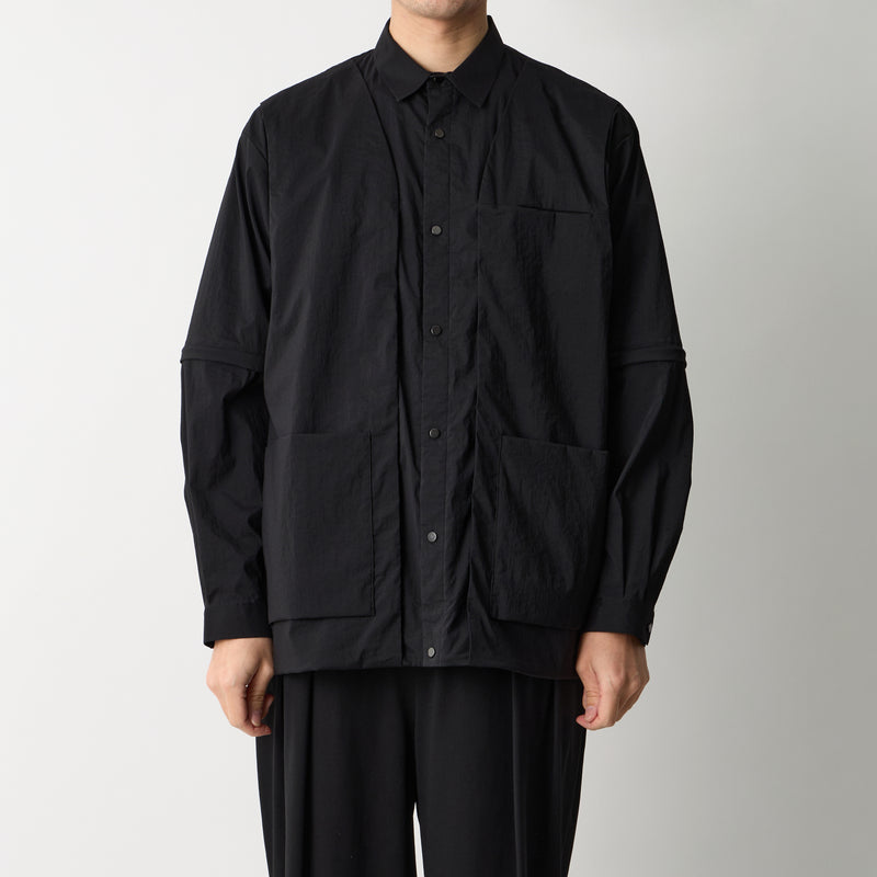 ZIP OFF LAYERED SHIRT - White Mountaineering®︎ – White