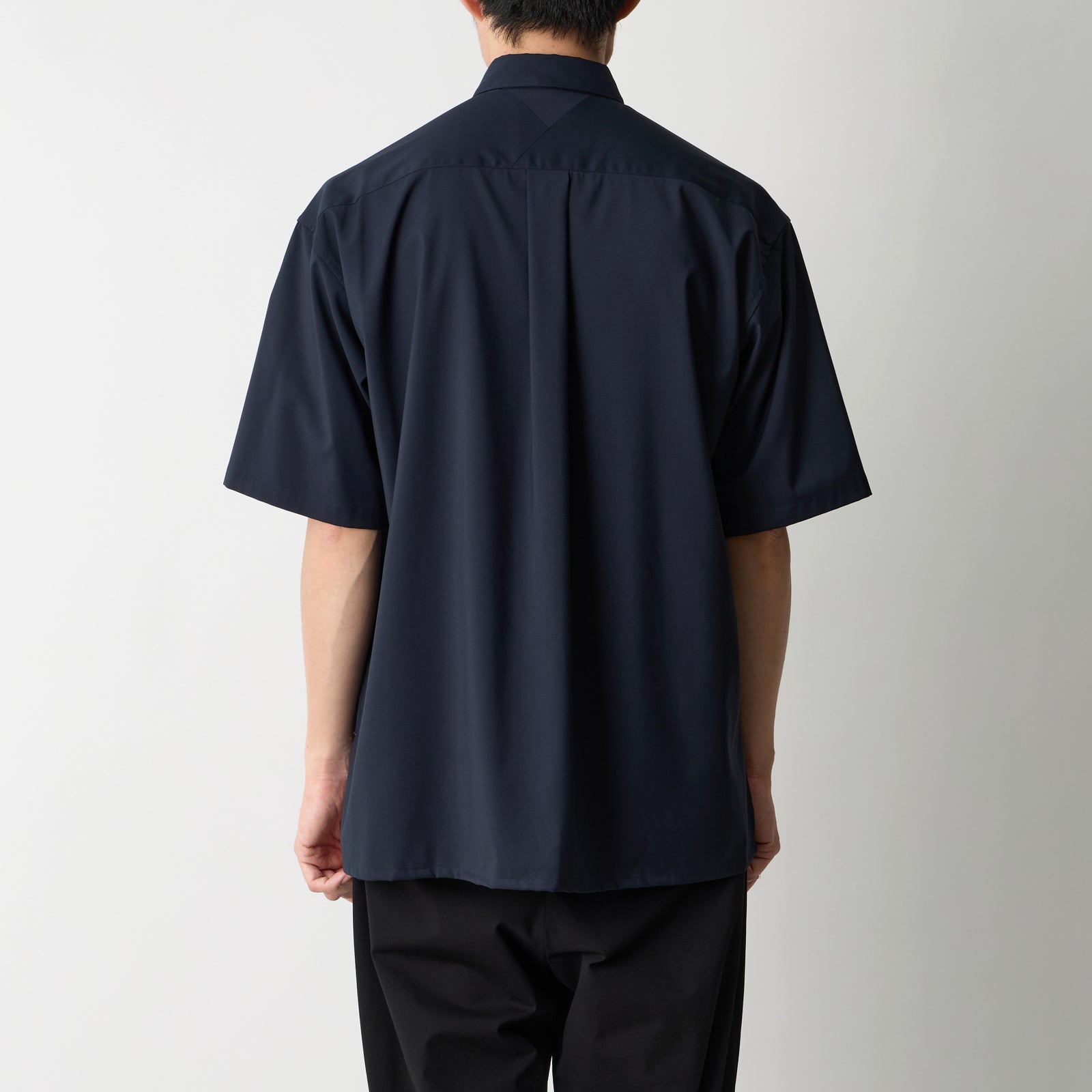REGULAR COLLAR HALF SLEEVE SHIRT - White Mountaineering®︎ – White