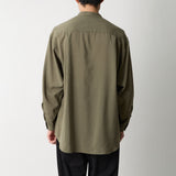 WIDE GUSSET SLEEVE BAND COLLAR SHIRT
