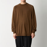 WASHABLE SILK L/S KNIT PULLOVER