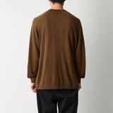 WASHABLE SILK L/S KNIT PULLOVER