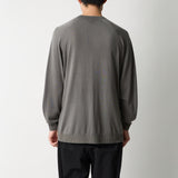 WASHABLE SILK L/S KNIT PULLOVER