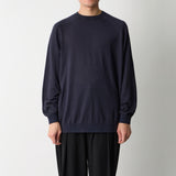 WASHABLE SILK L/S KNIT PULLOVER