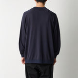 WASHABLE SILK L/S KNIT PULLOVER