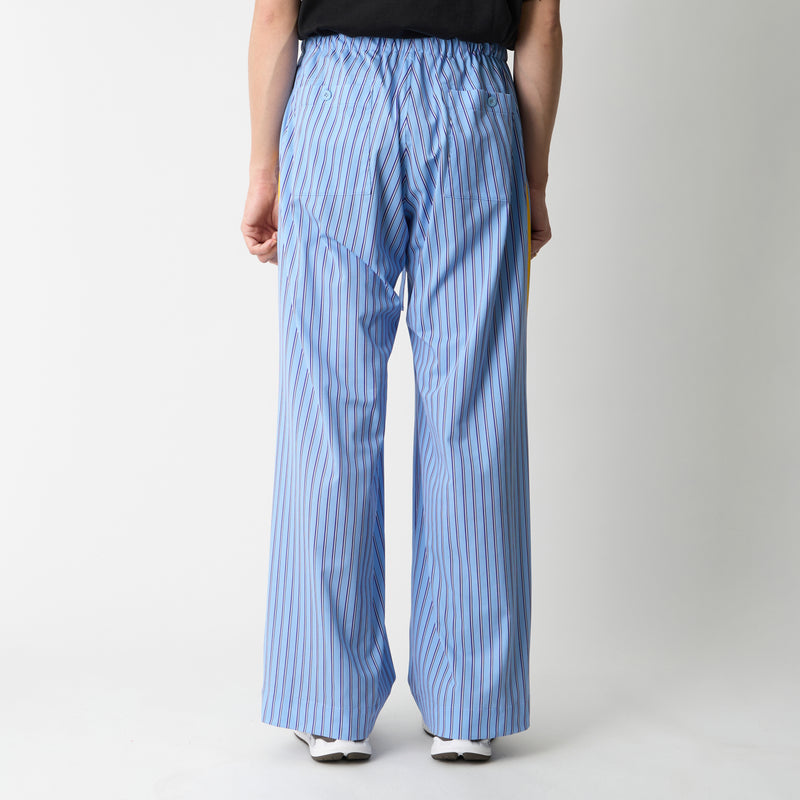 STRIPE 2 TUCK WIDE PANTS - White Mountaineering®︎ – White