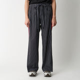 STRIPE 2 TUCK WIDE PANTS