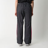 STRIPE 2 TUCK WIDE PANTS