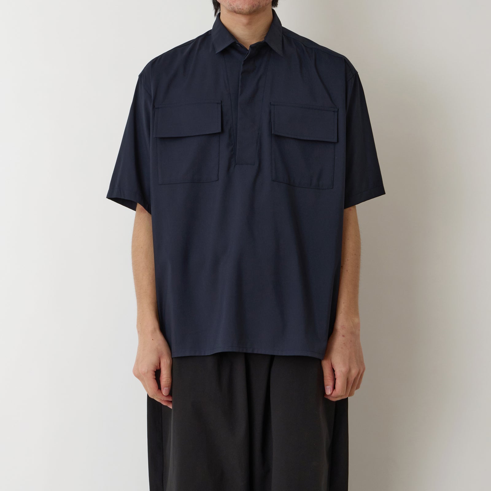 M*a様 mare Roll Up Half Sleeve Shirts　ネイビ 11_14_0097_1600x.jpg?v=1767354478