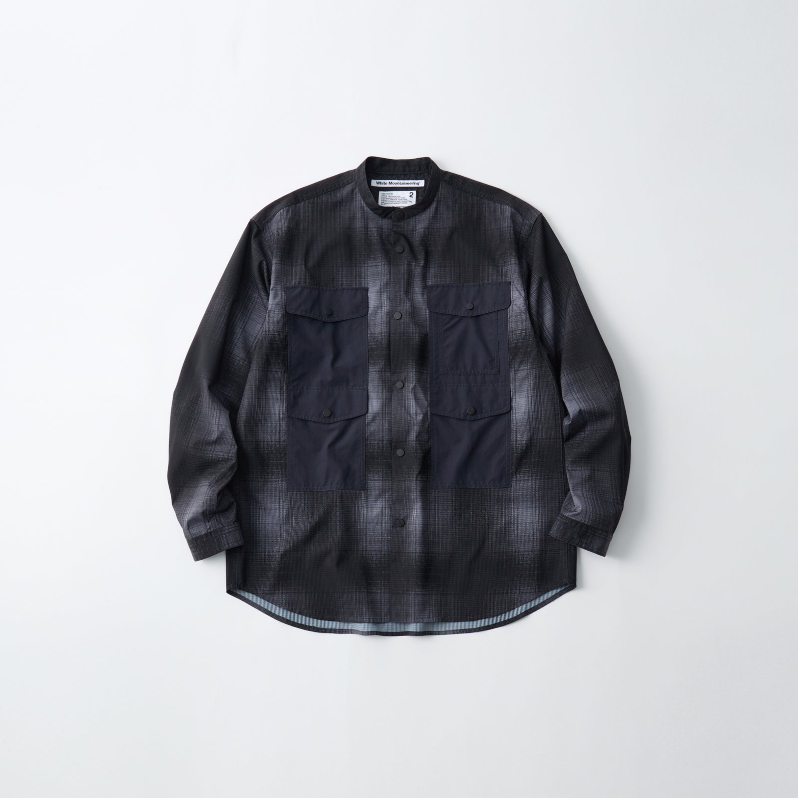 OMBRE CHECK WORK SHIRT - White Mountaineering®︎ – White 