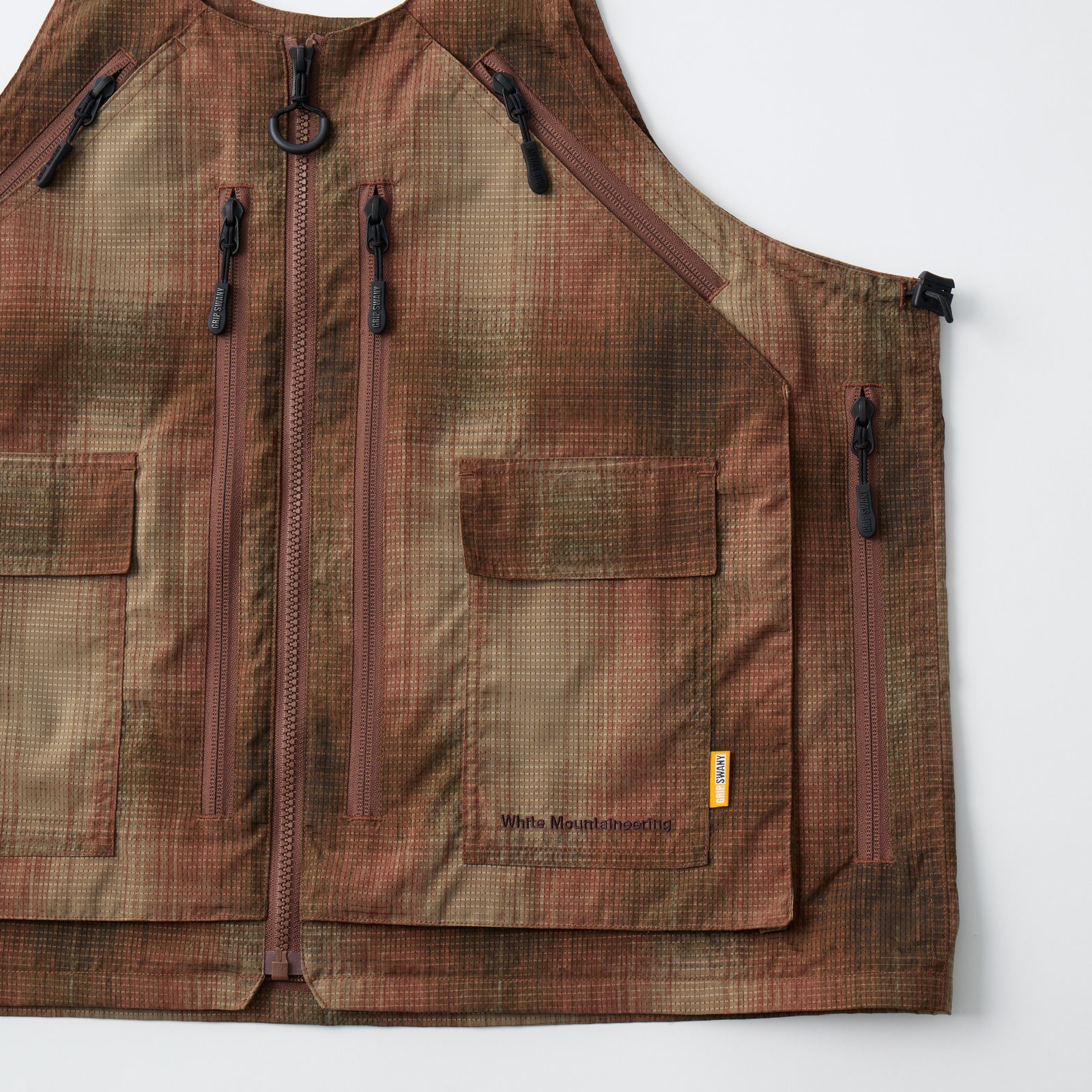 WM × GRIPSWANY OMBRE CHECK 2WAY GEAR PACK VEST 4.0 – White 