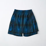 OMBRE CHECK SKIRT PANTS