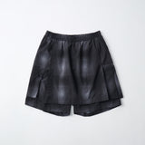 OMBRE CHECK SKIRT PANTS