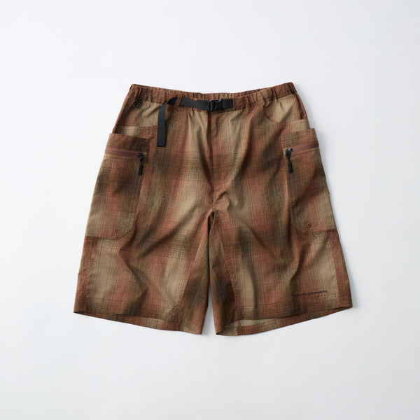 WM × GRIPSWANY OMBRE CHECK GEAR PANTS - White Mountaineering
