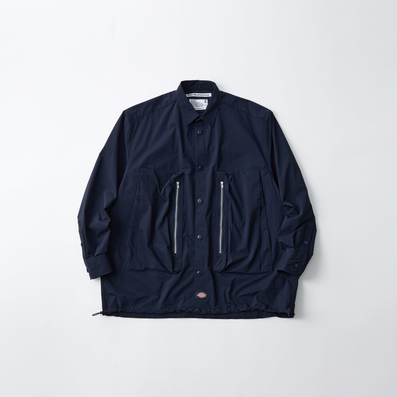 WM×Dickies VINTAGE NYLON WORK SHIRT - White Mountaineering