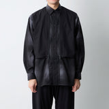 OMBRE CHECK MID GUSSET SLEEVE SHIRT