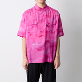 CLOUD CAMO SHORT SLEEVE PULLOVER SHIRT