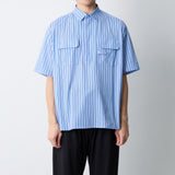 STRIPE SHORT SLEEVE PULLOVER SHIRT