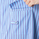 STRIPE SHORT SLEEVE PULLOVER SHIRT