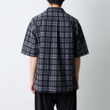 MADRAS CHECK OPEN COLLAR SHIRT