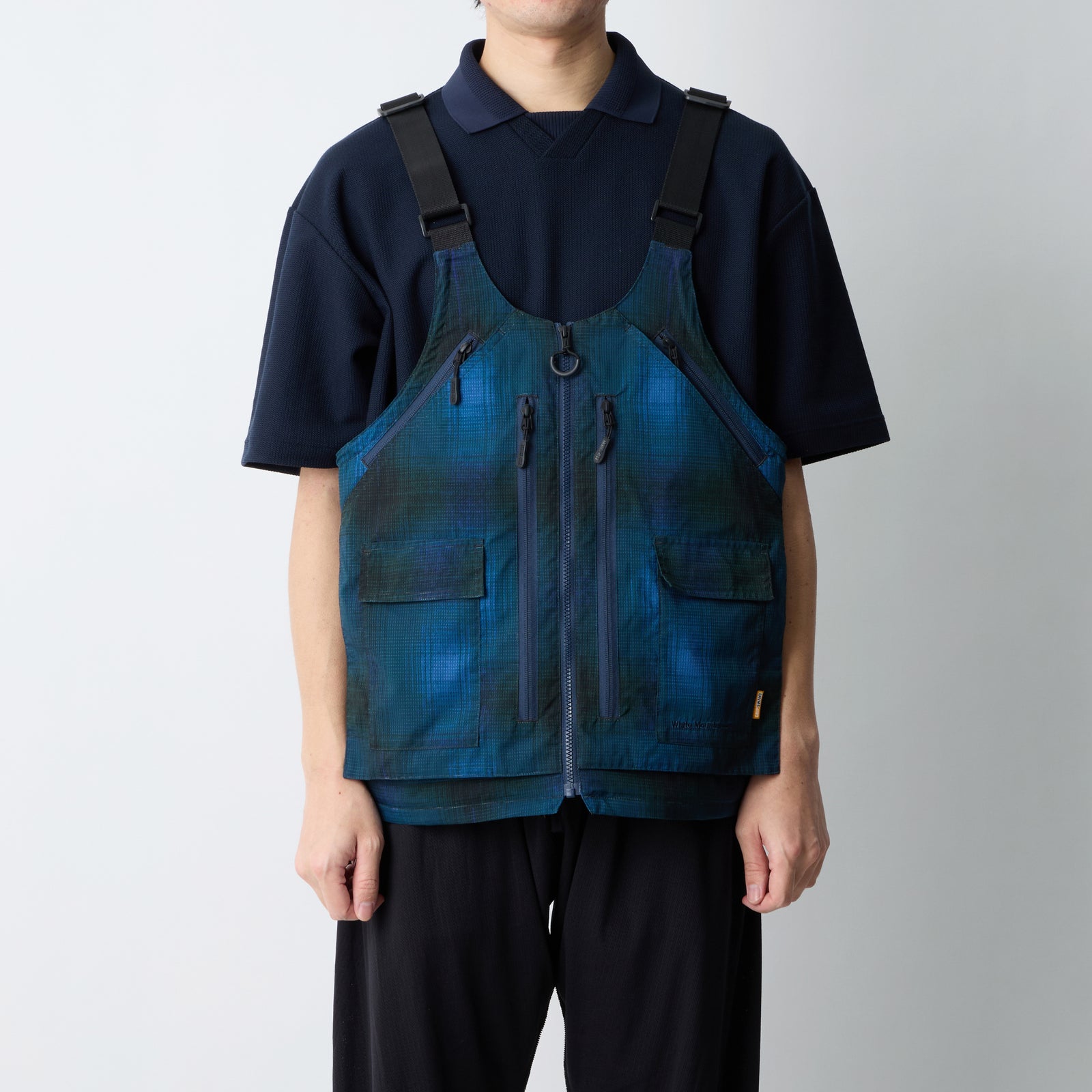WM × GRIPSWANY OMBRE CHECK 2WAY GEAR PACK VEST 4.0 – White 