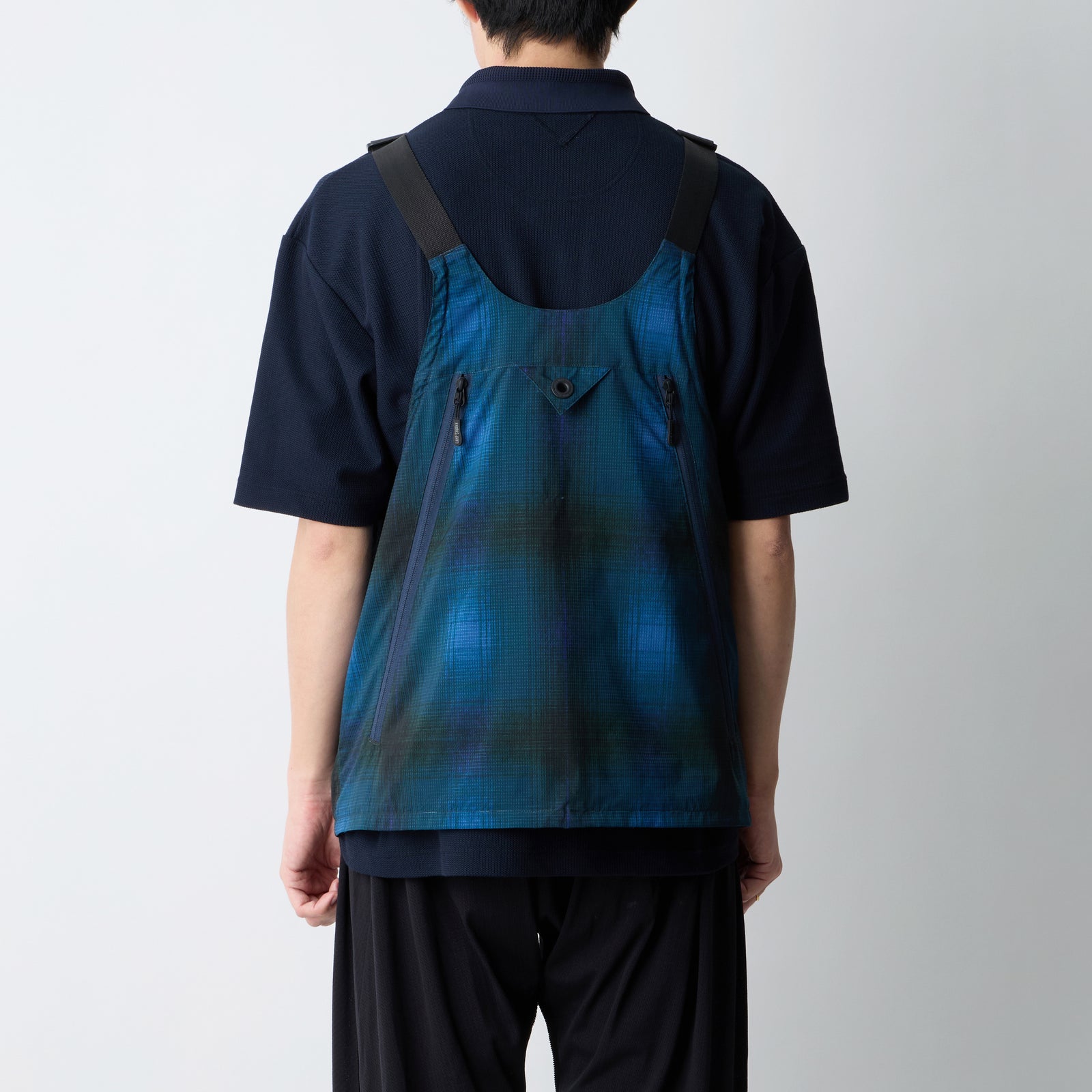 WM × GRIPSWANY OMBRE CHECK 2WAY GEAR PACK VEST 4.0 – White 