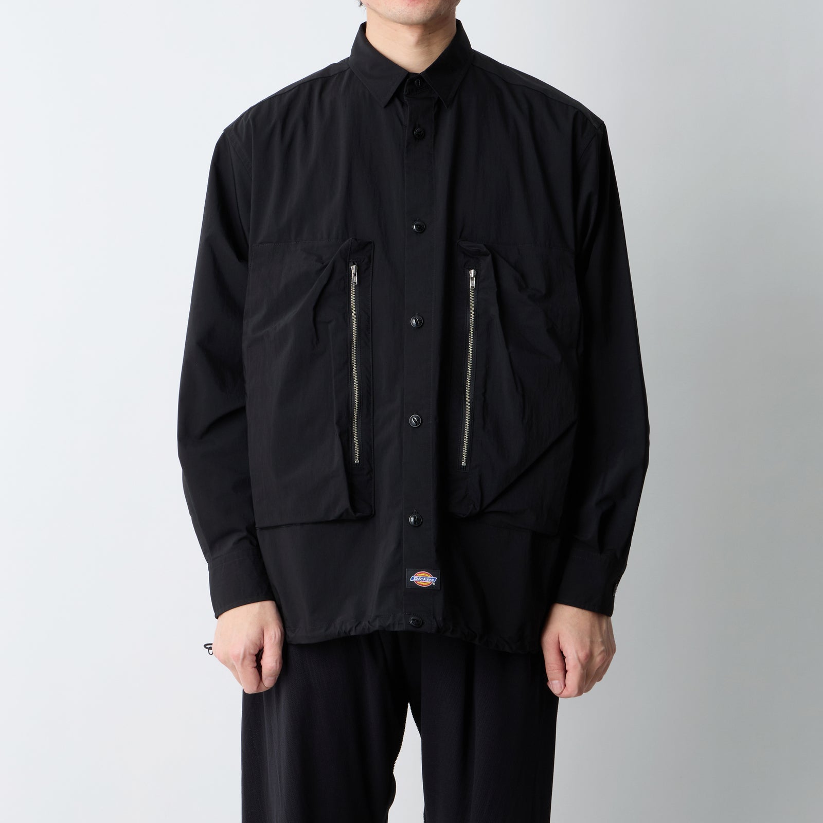 WM×Dickies VINTAGE NYLON WORK SHIRT - White Mountaineering