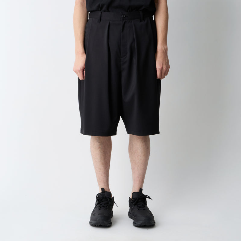 CHECK TUCK JACQUARD 2 TUCK WIDE PANTS - White Mountaineering