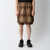 OMBRE CHECK SKIRT PANTS