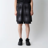 OMBRE CHECK SKIRT PANTS