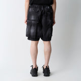 OMBRE CHECK SKIRT PANTS