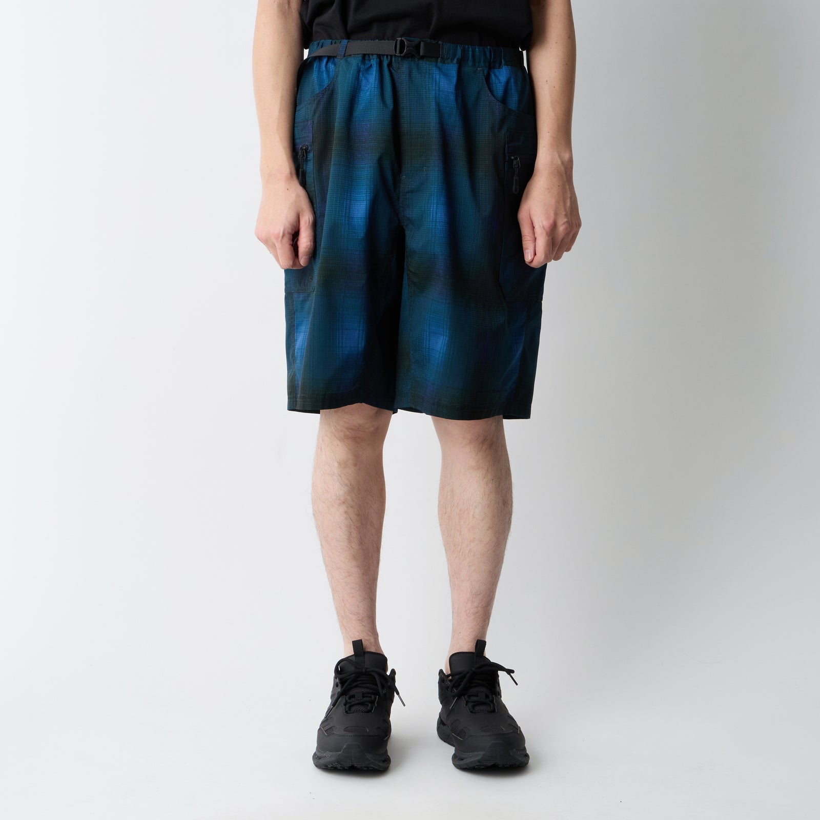 WM × GRIPSWANY OMBRE CHECK GEAR PANTS - White Mountaineering