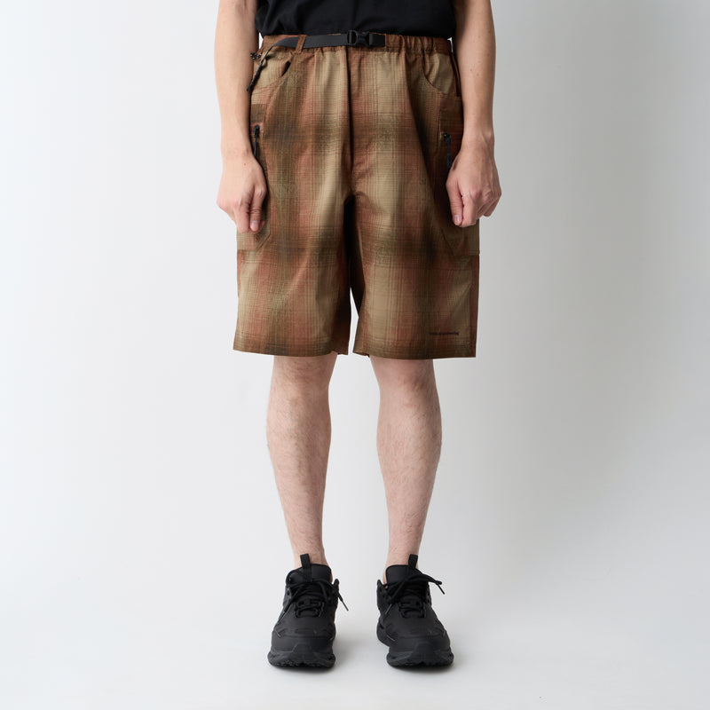 WM × GRIPSWANY OMBRE CHECK GEAR PANTS - White Mountaineering