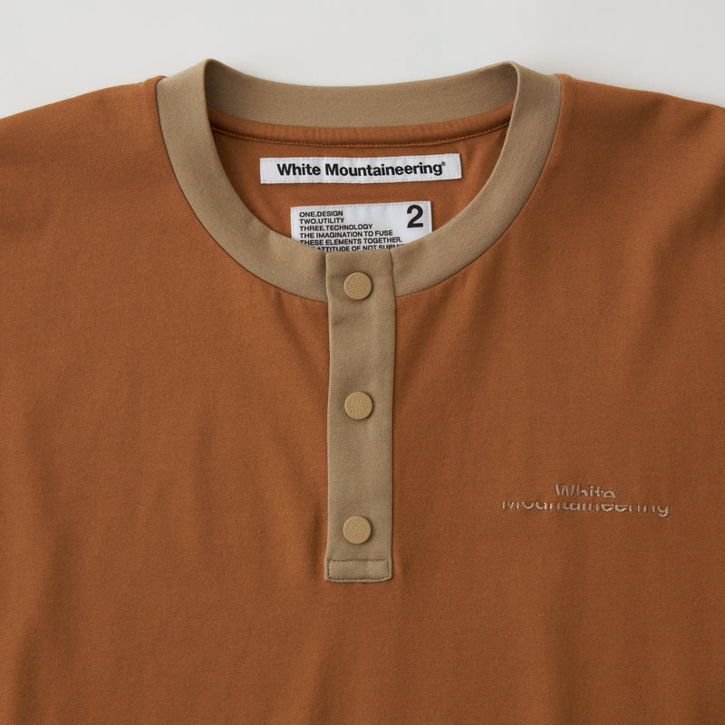 HENLEY NECK T-SHIRT