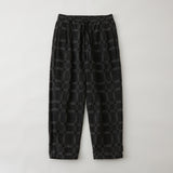 CHECK JACQUARD 1 TUCK EASY PANTS