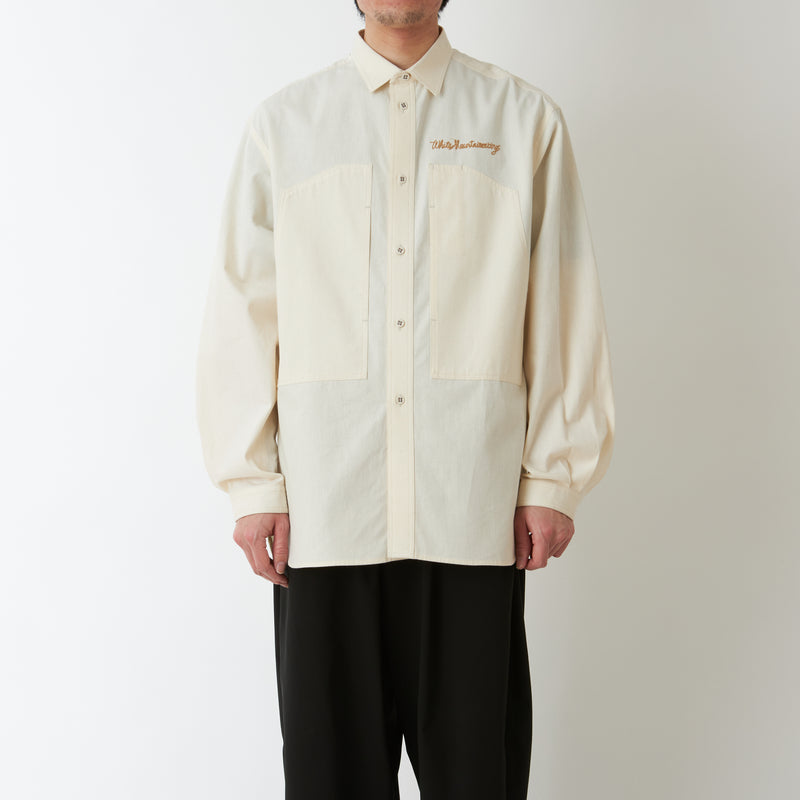 MID GUSSET SLEEVE CHAMBRAY WORK SHIRT