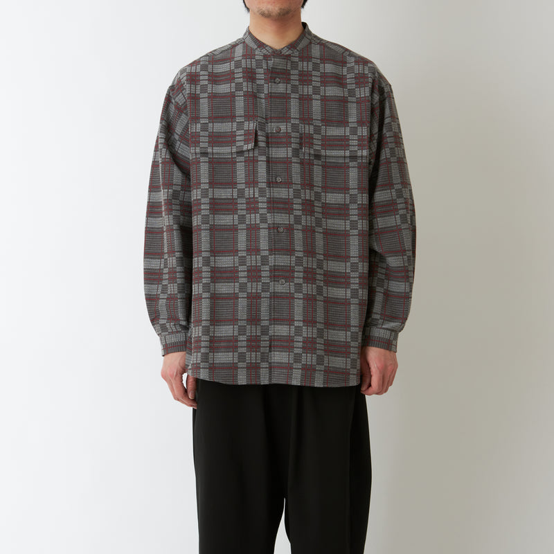 CHECK JACQUARD SHIRT