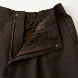 BOTANICAL JACQUARD 2 TUCK TAPERED PANTS