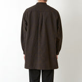 BOTANICAL JACQUARED STAND COLLAR SHIRT