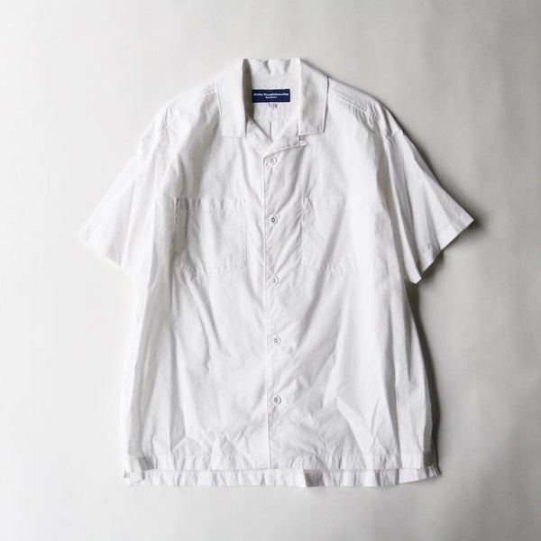 White Mountaineering 半袖シャツ BROAD OPEN COLLAR SHIRT - White Mountaineering®︎ – White