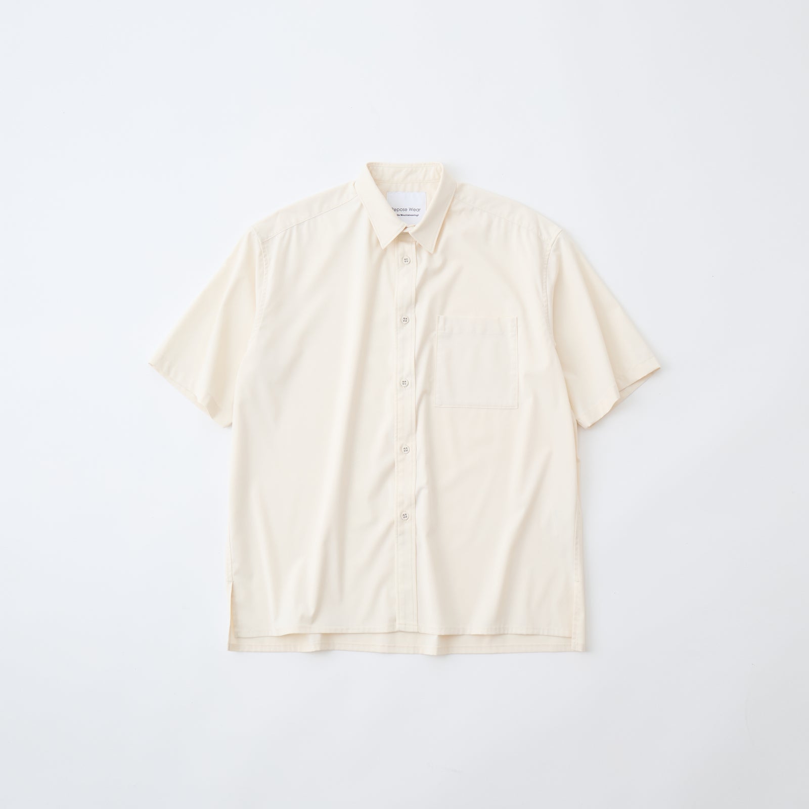 REGULAR COLLAR S/S SHIRT - White mountaineering®︎ – White