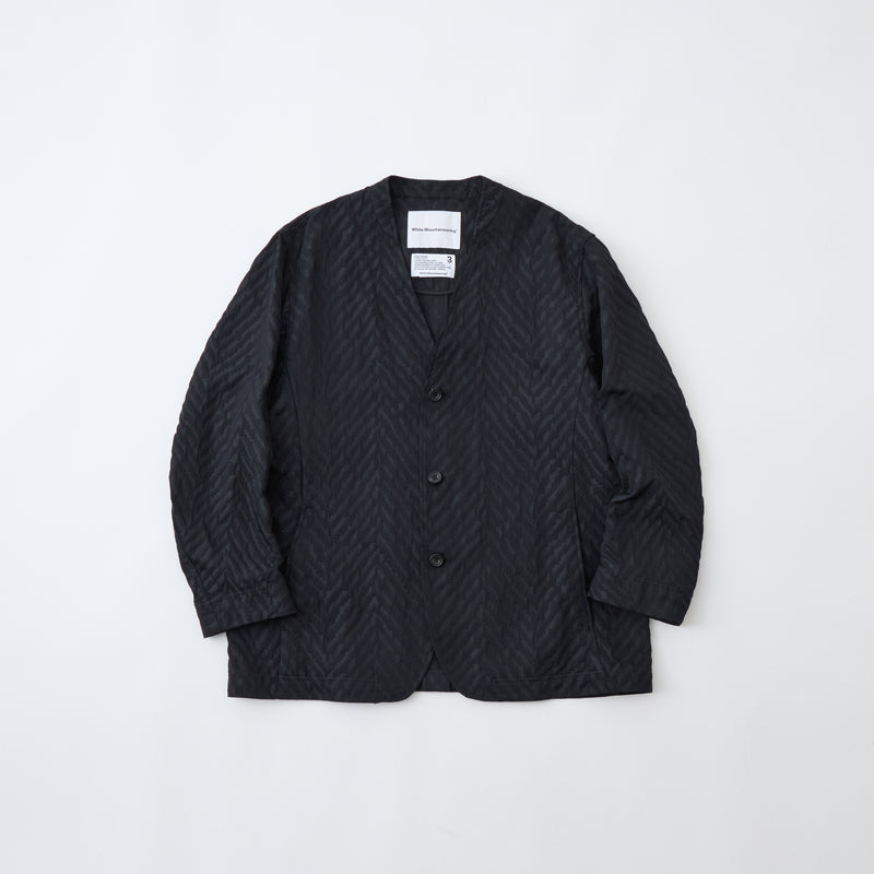 HERRINGBONE JACQUARD JACKET