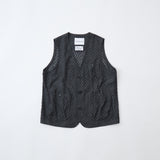 HERRINGBONE JACQUARD VEST