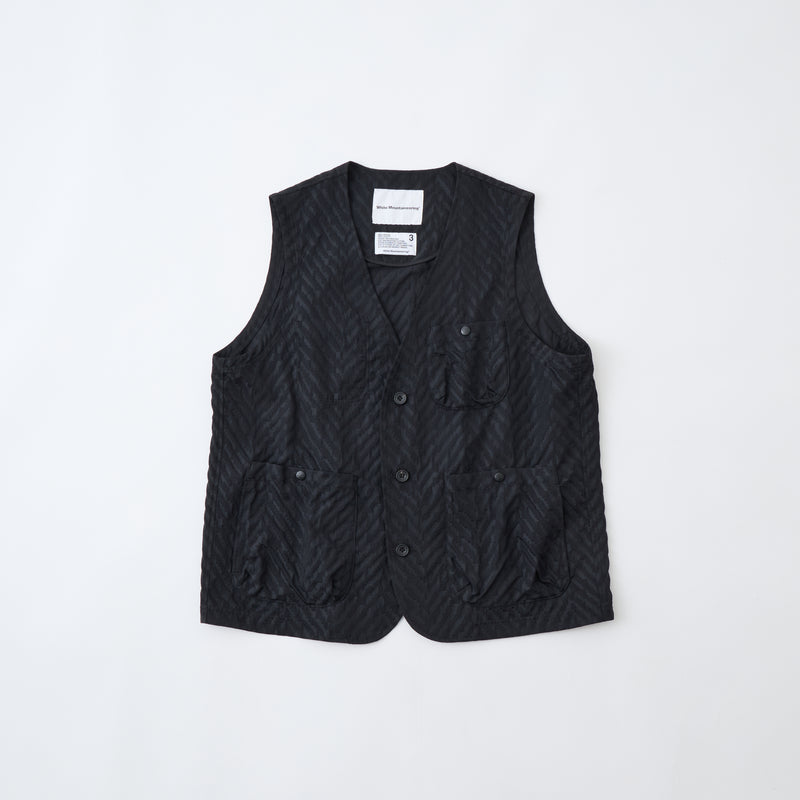 HERRINGBONE JACQUARD VEST