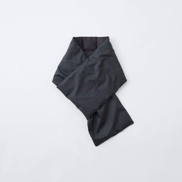 WM × TAION SYNTHETIC LEATHER DOWN MUFFLER