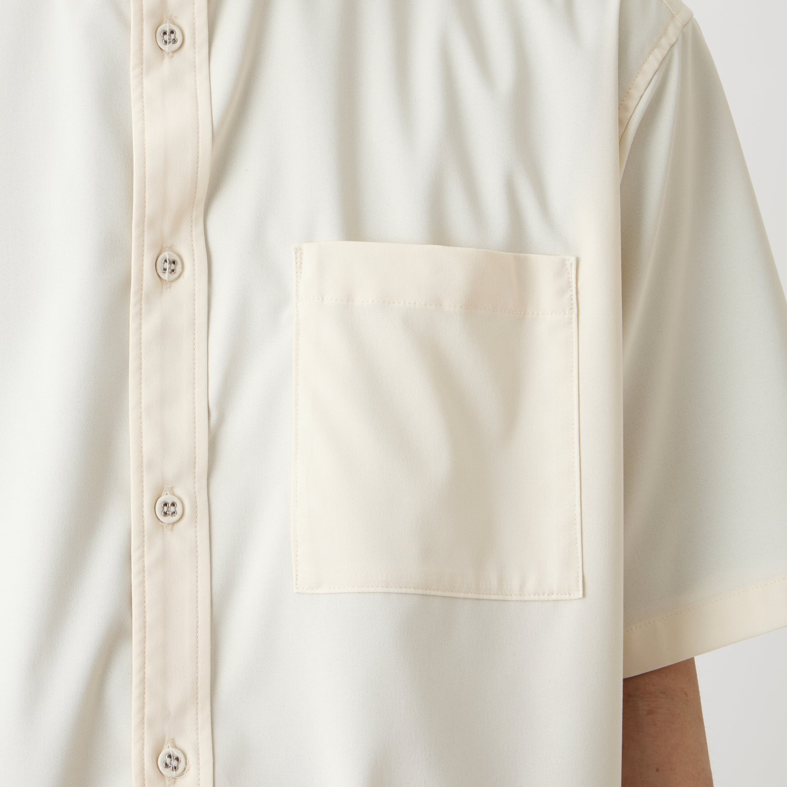 REGULAR COLLAR S/S SHIRT - White mountaineering®︎ – White