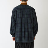 GUSSET SLEEVE CORDUROY COLLAR SHIRT